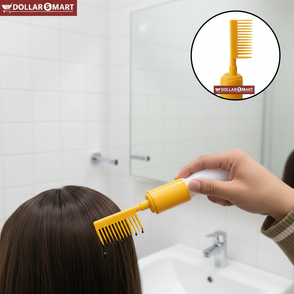 Hair Oil Comb Bottle