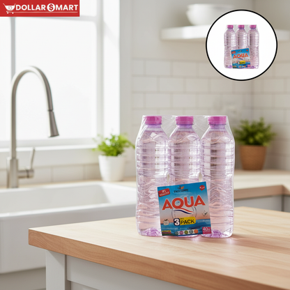 Aqua 3pcs water bottles