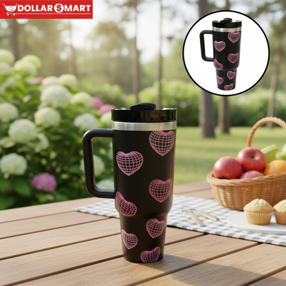 Pink Heart tumbler