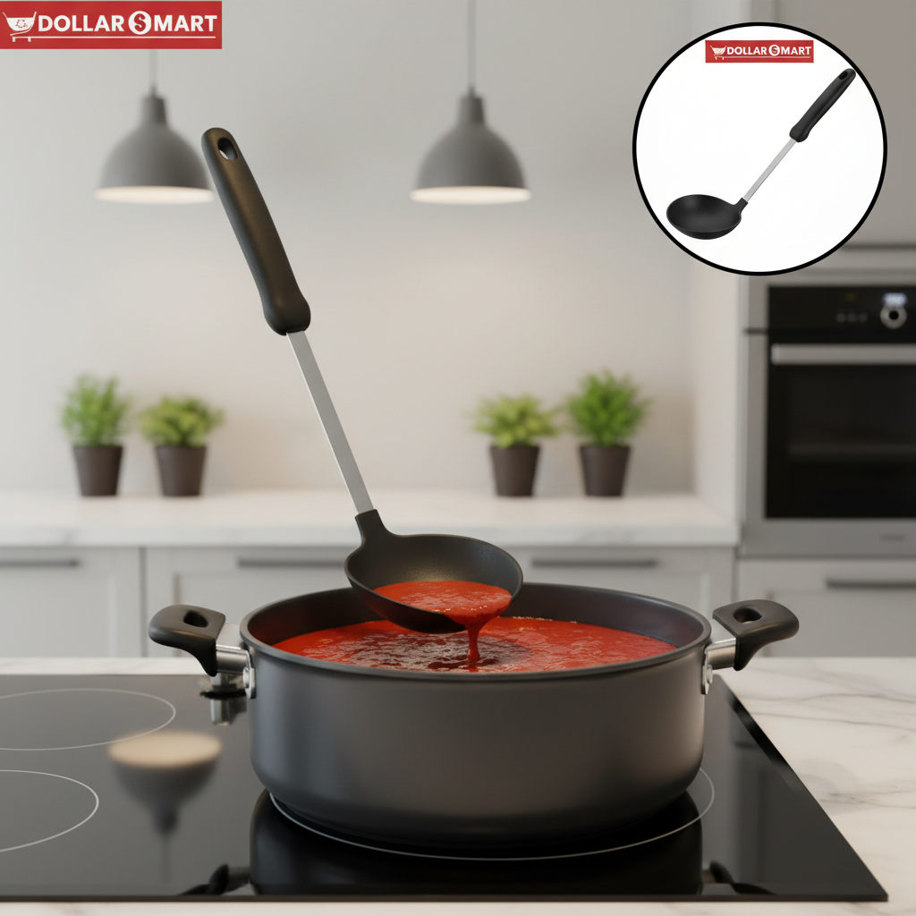 Silicone Spoon with plastic Handle