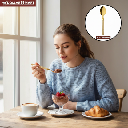 Golden Spoon With Handles