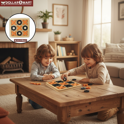 Wooden Tick Cross Game