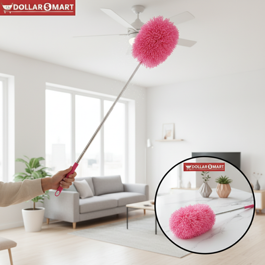 A compact mini duster for cleaning keyboards and small items with soft fibers.