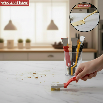 Kitchen Scraper and Wire Brush 5pcs