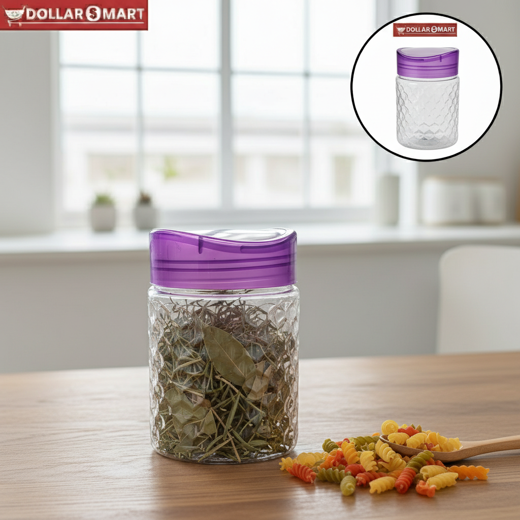 Acrylic Nuts Jar - Dollar$ Mart