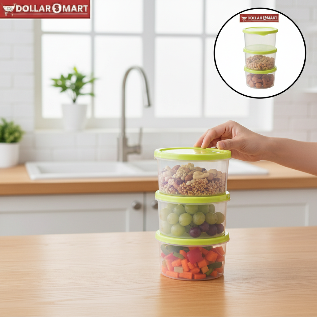 Kitchen Container medium 3Pcs