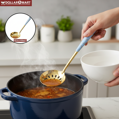 Golden Serving Spoon
