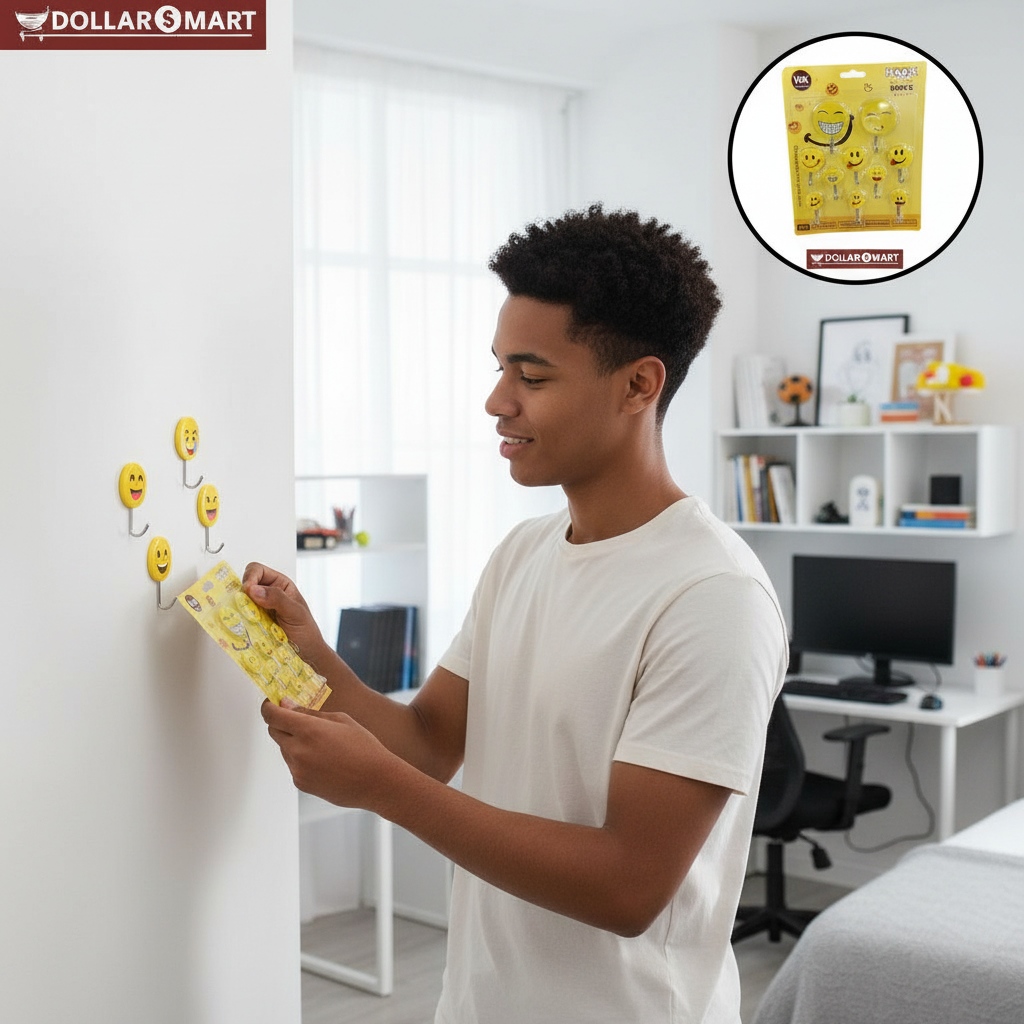 Emoji Wall Hooks 10 pcs