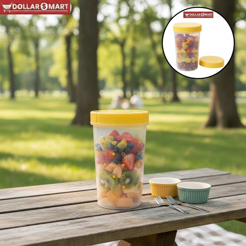 Round Storage Jar 1pc