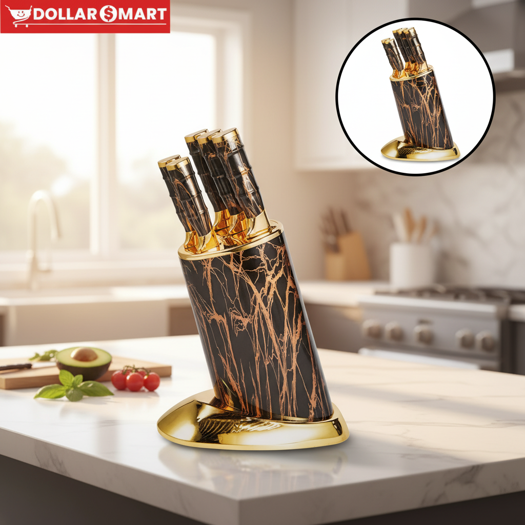 Stainless Steel knife Set and holder