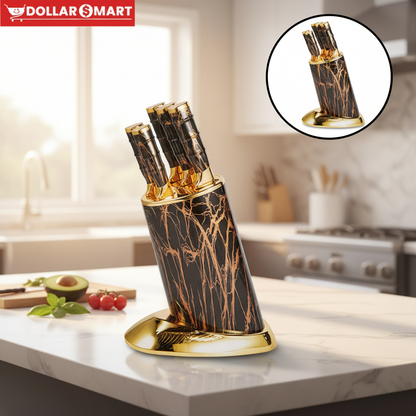 Stainless Steel knife Set and holder