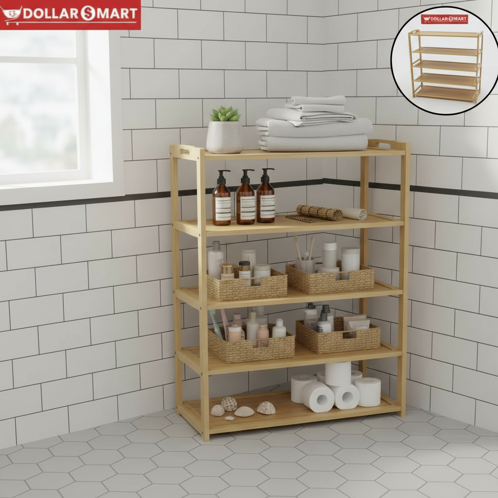 Wooden Organizer Rack 5 layer