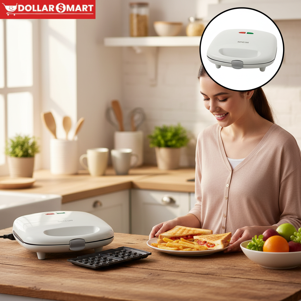 Secncor Sandwich maker 3 plates