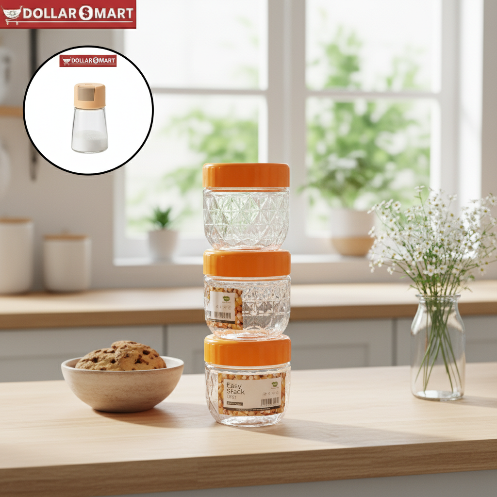 EASY Stackable Jar small 3pcs