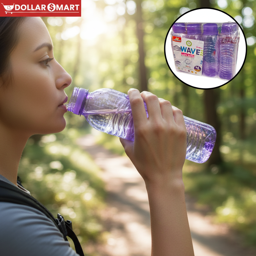 Wave Water Bottle 4pcs