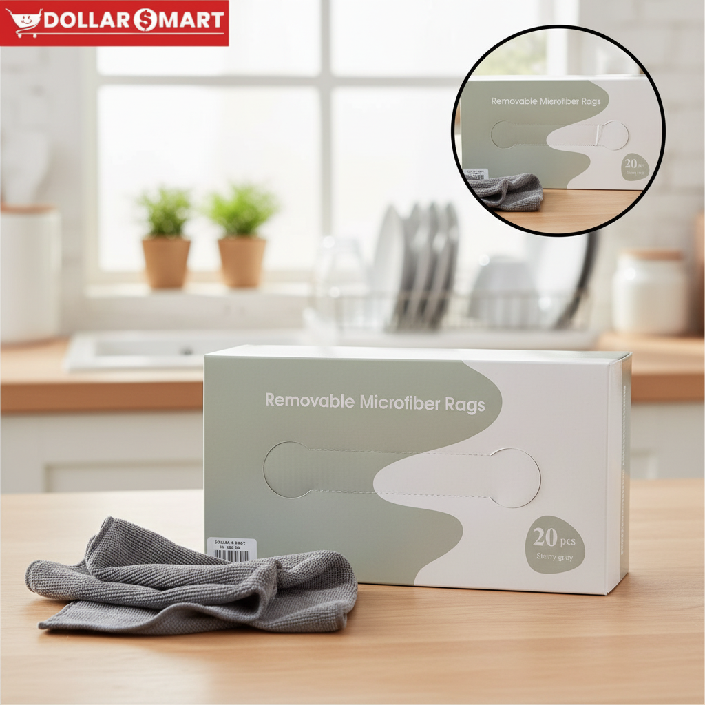 Removable Microfiber Rags