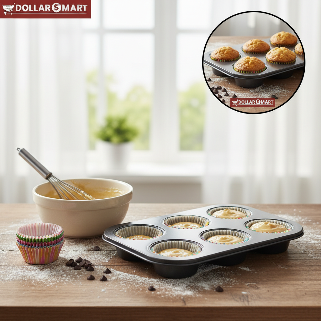 Cup Cake Oven Tray 6 Holes