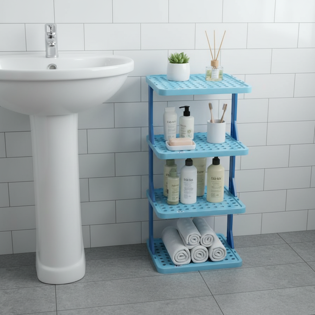 Multipurpose Foldable Rack 4 Layers