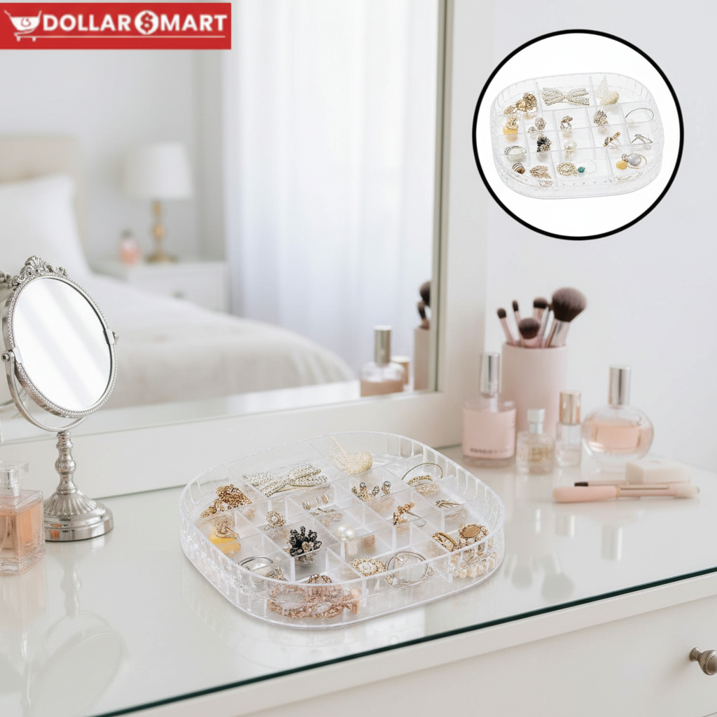 Acrylic Jewellery Storage - Dollar$ Mart