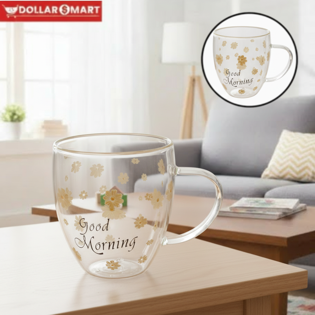 Crystal Flower Printed Mug