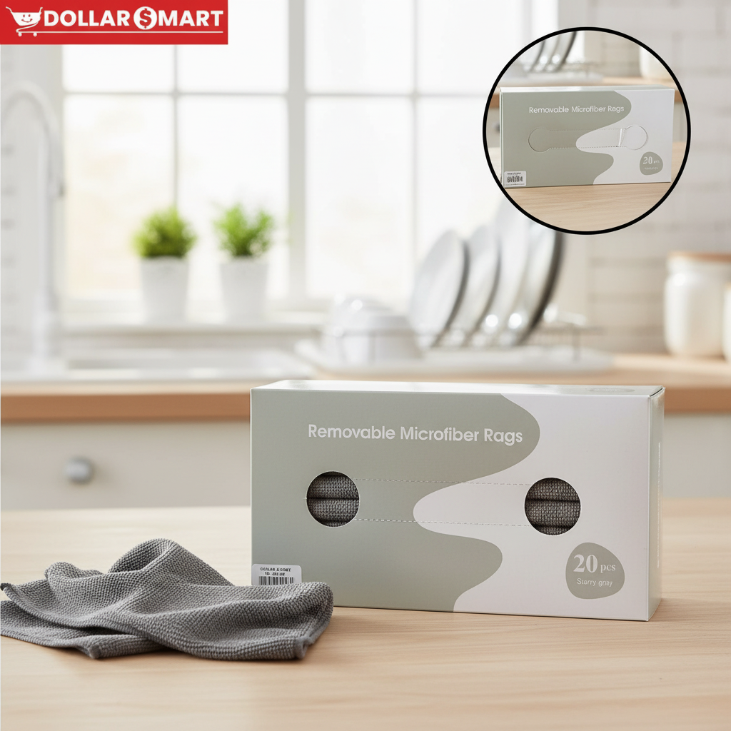 Removable Microfiber Rags