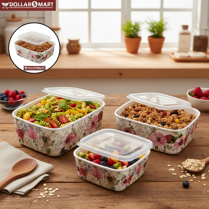 Melamine Food Box 3pcs
