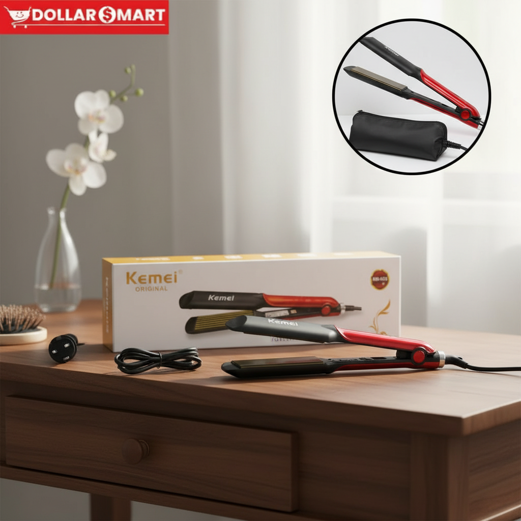 KEMEI HAIR STRAIGHTENER Kemei KM-533 Dual Ceramic Hair Crimper