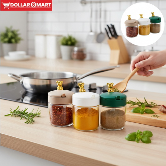 Little Bear Spice jars