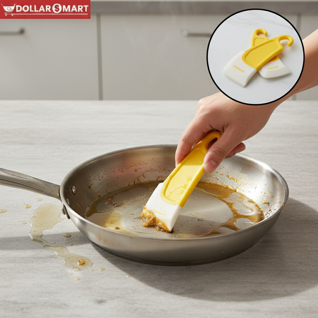 MultiFunctional kitchen Silicone Scraper 2 pcs