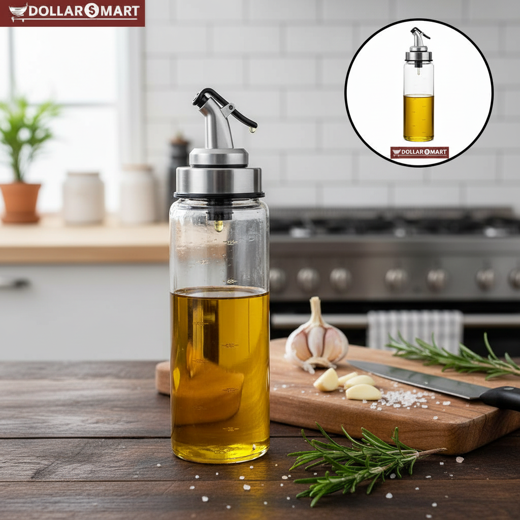 Auto Opening and Closing Oil bottle
