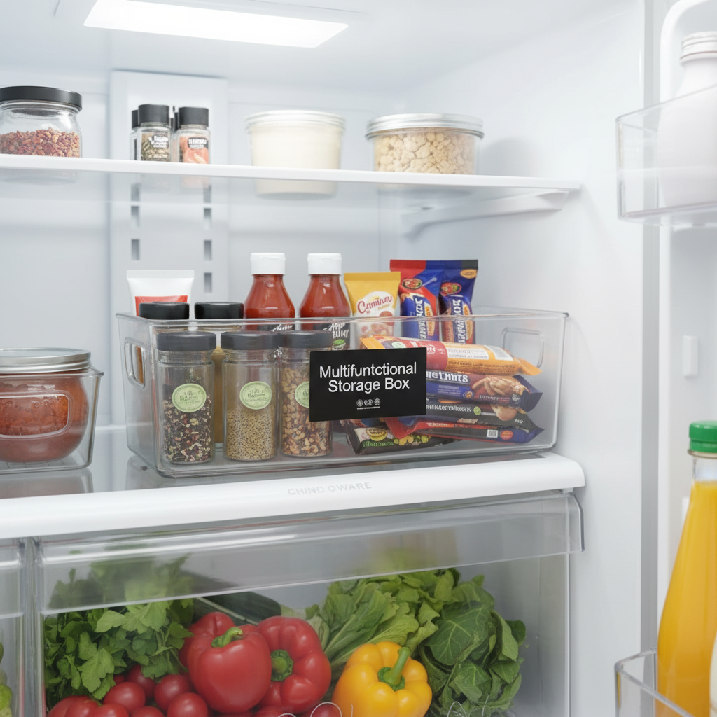 Acrylic Crystal Fridge organizer small - Dollar$ Mart