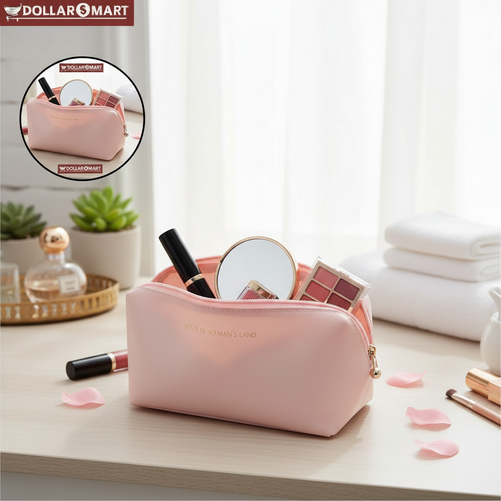 Leather Comstic Pouch