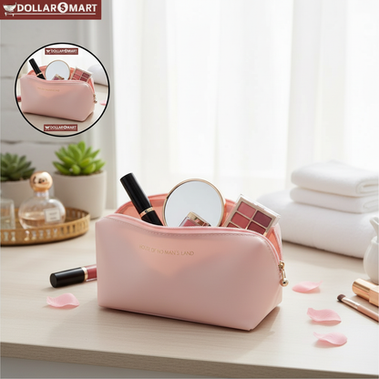 Leather Comstic Pouch
