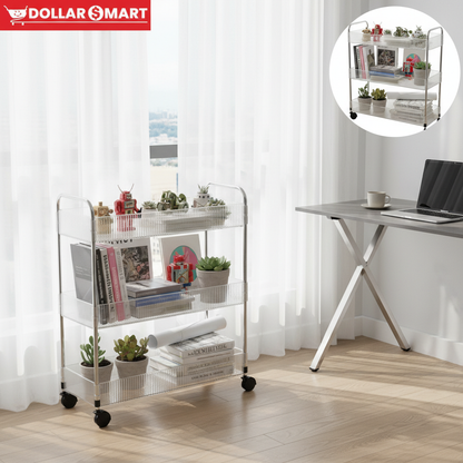 Transparent 3 layer Trolly
