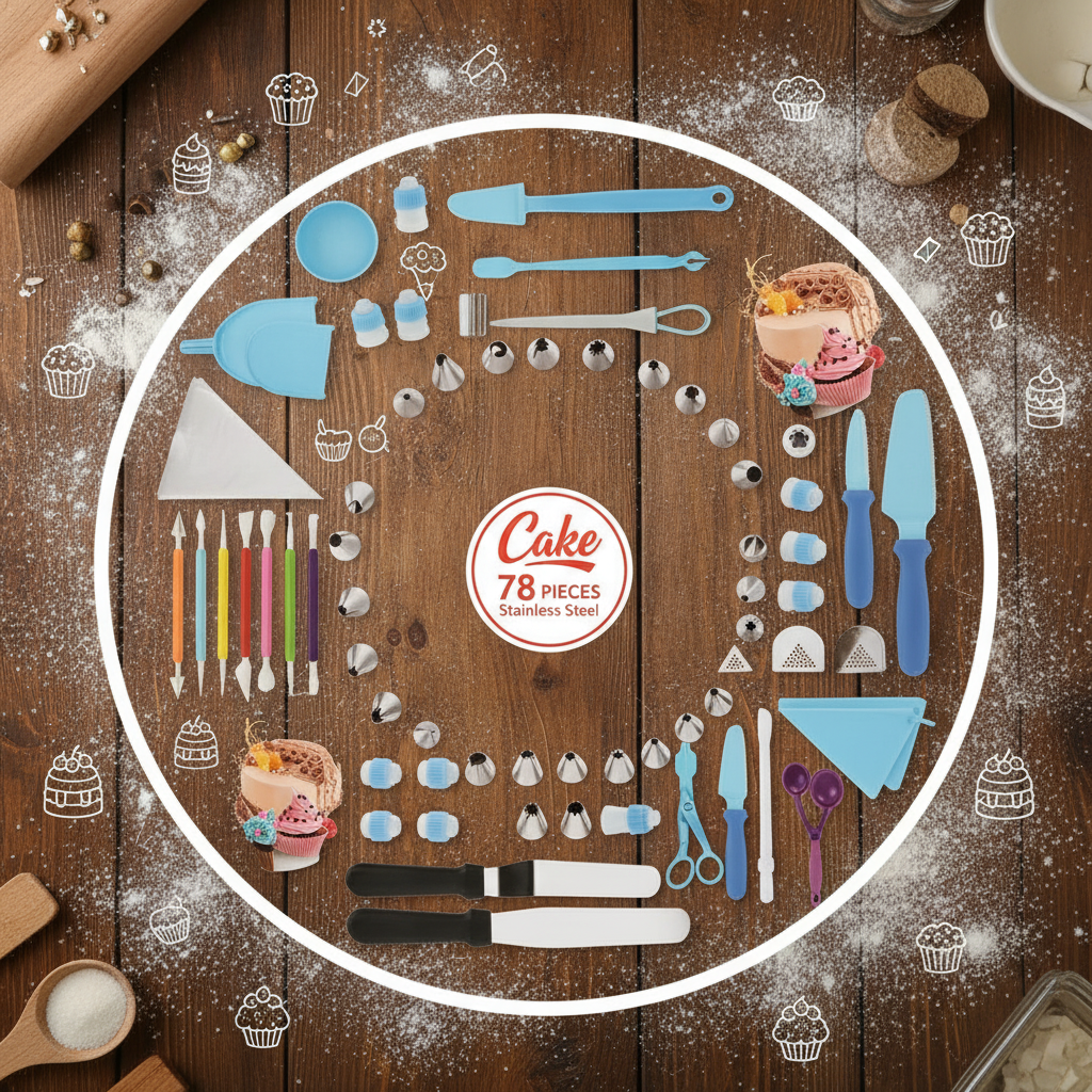 Cake decoration accessories Box 110 pcs