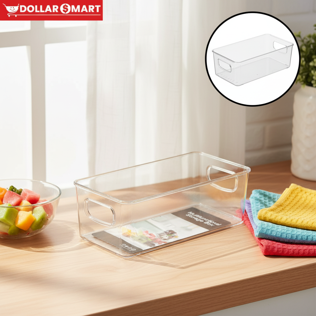 Acrylic Crystal Fridge organizer small - Dollar$ Mart