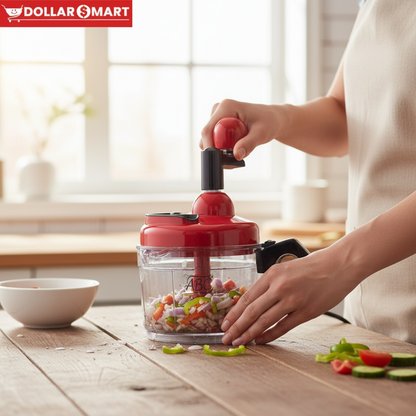 Durable construction and sharp blades of ABC Hand Chopper