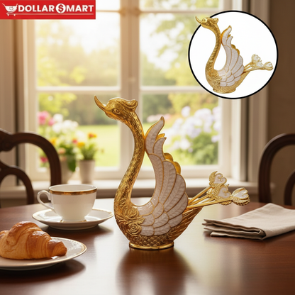 Swan Spoon and holder