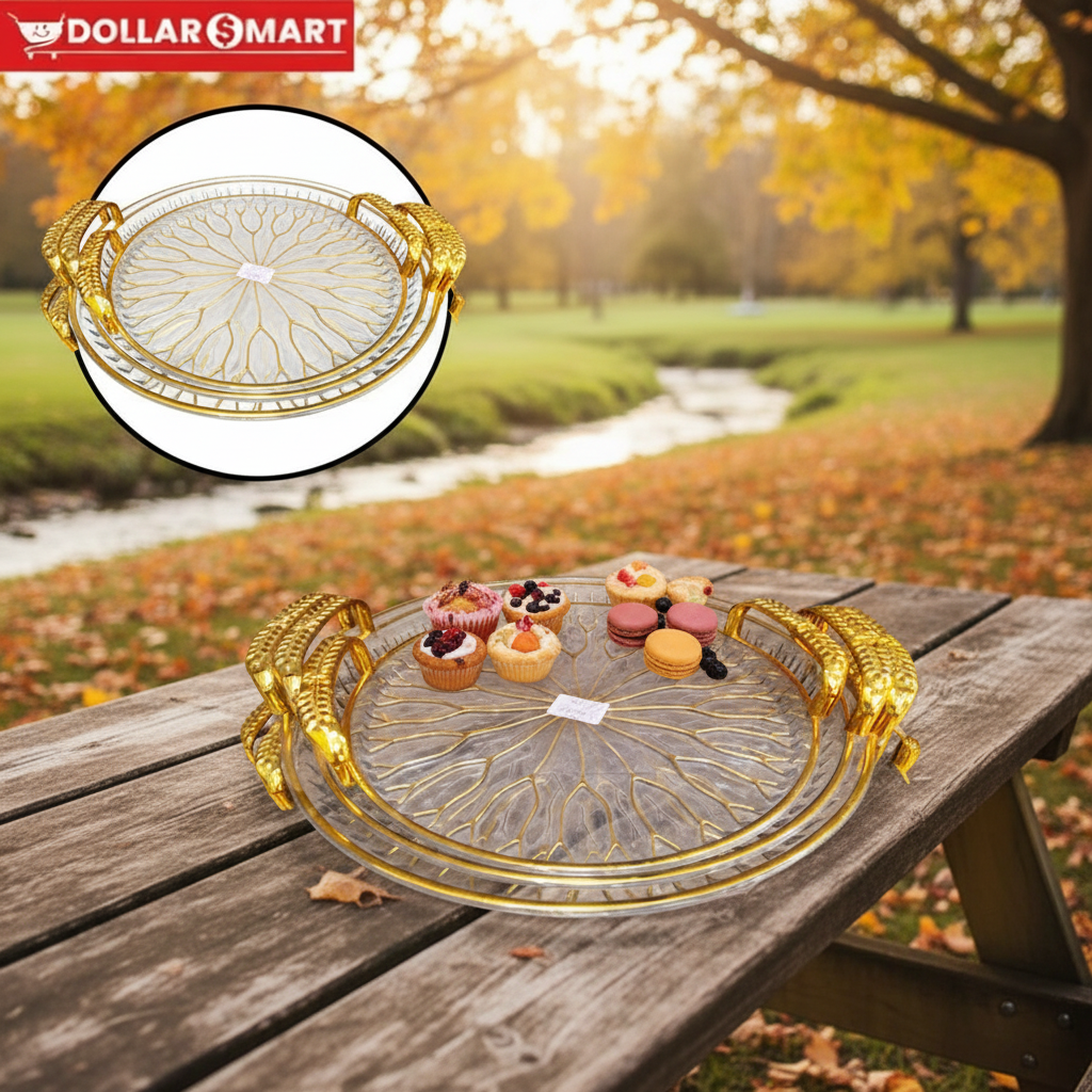 luxury style Tray round