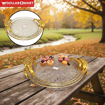 luxury style Tray round