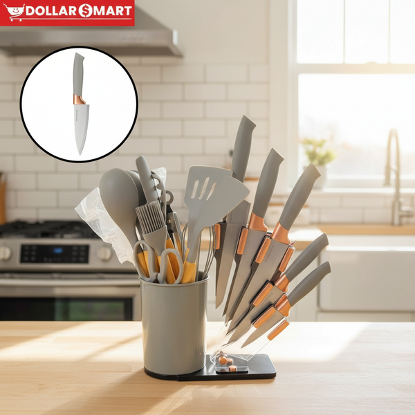 Kitchenware & Knife Set 18pcs