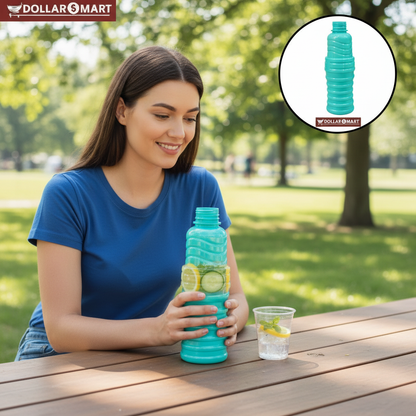 Water Bottle with Glass