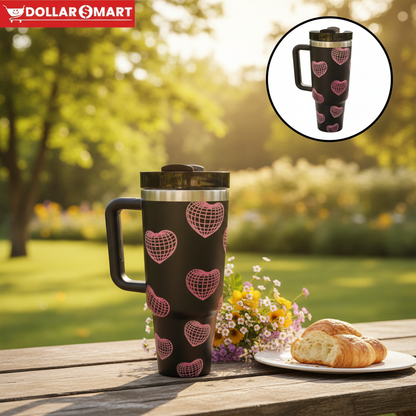 Pink Heart tumbler