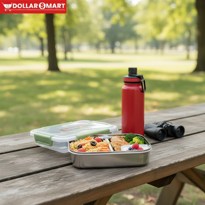 simple Lunch box with spoon