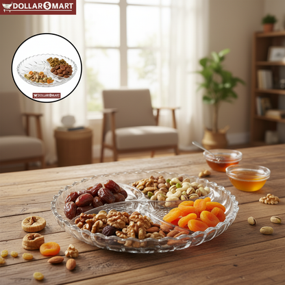 Dry Fruit Glass tray