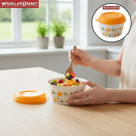 Set of 4 multicolor airtight containers with color-coded lids for kitchen storage