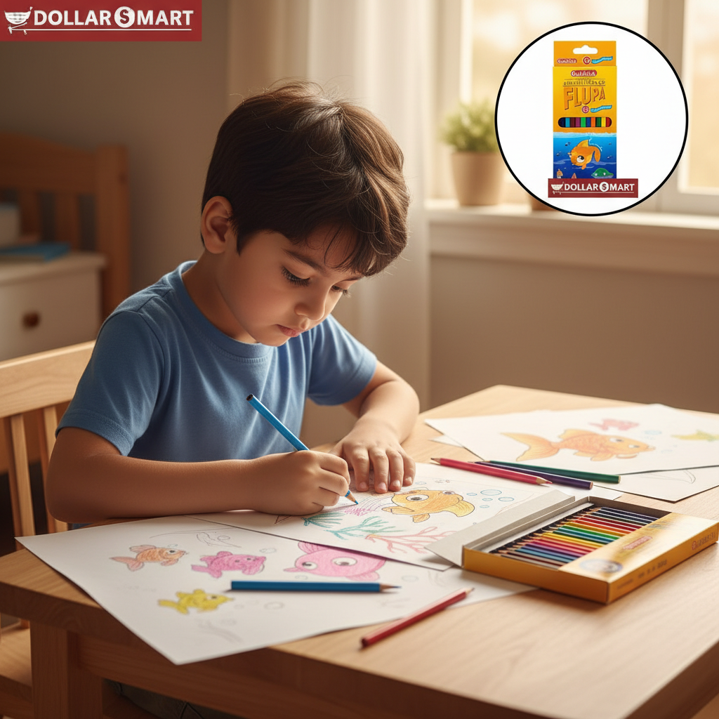 GoldFish Color Pencil 12 Pcs