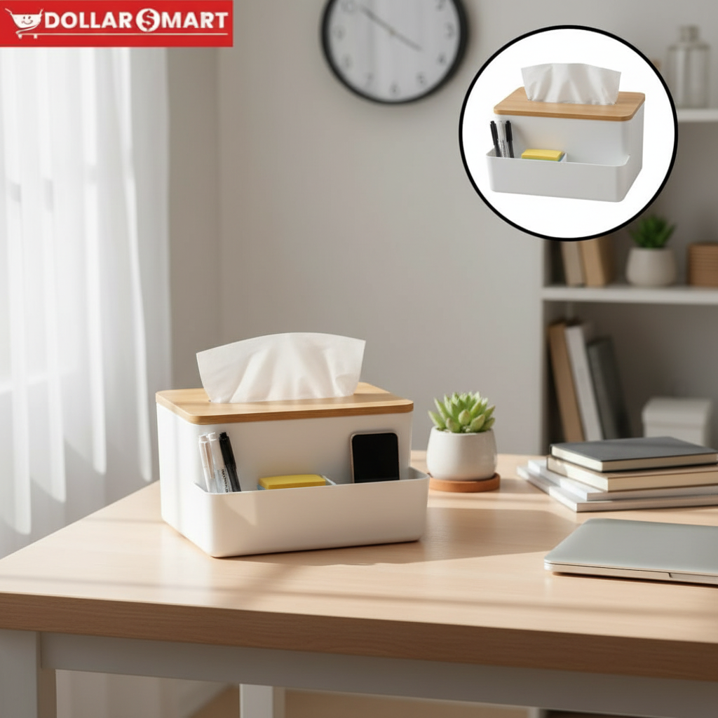 Tissue Box 2 - Stylish & Functional Tissue Dispenser for Home