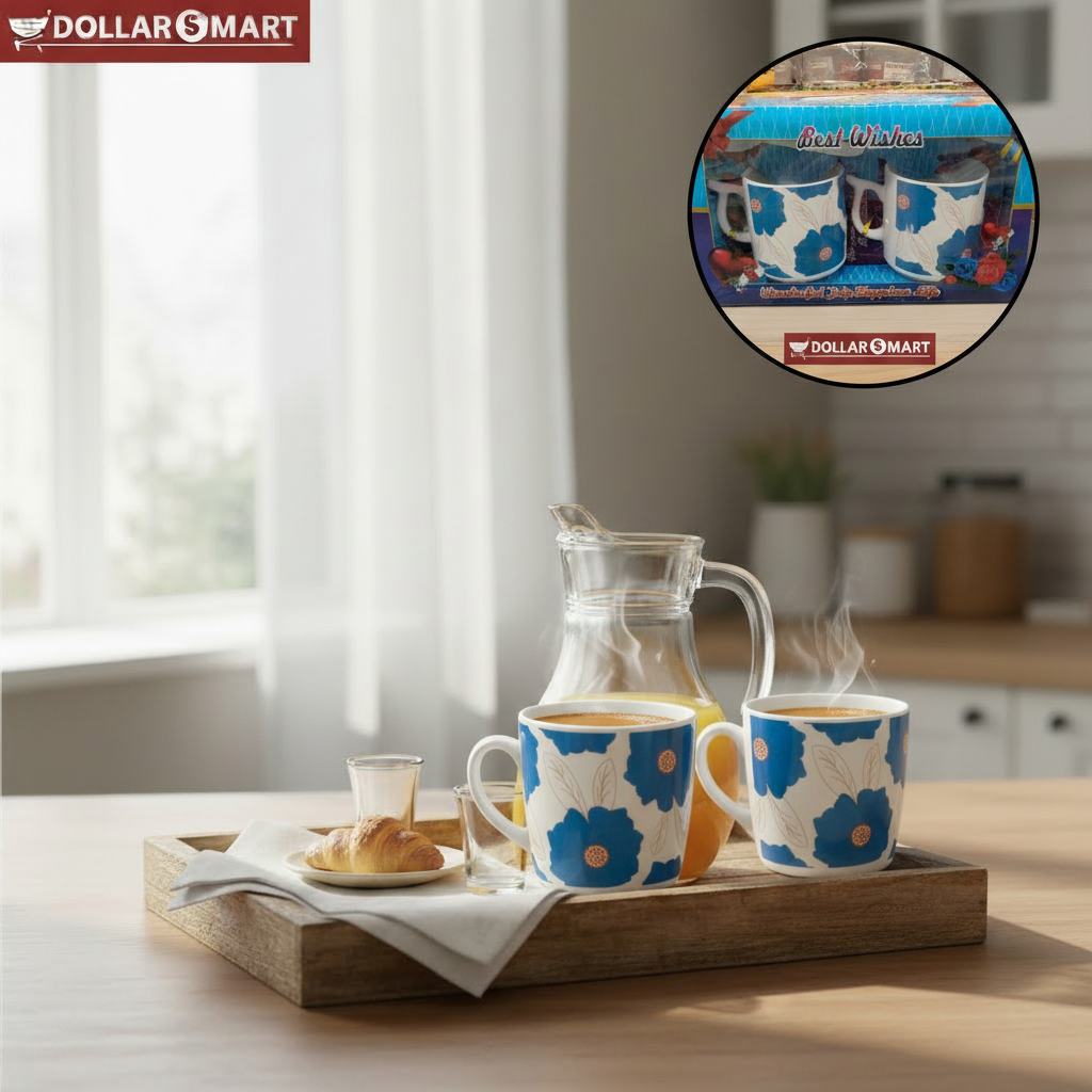 Flower Tea Cup Pack of 2