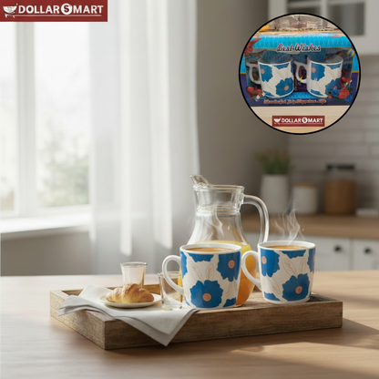 Flower Tea Cup Pack of 2